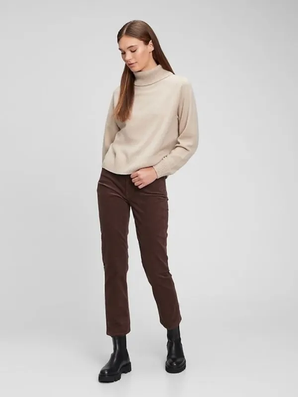 High Rise Vintage Slim Corduroy With Washwell sold by GAP