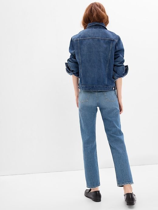 High Rise Cheeky Straight Jeans sold by GAP product image thumbnail 2