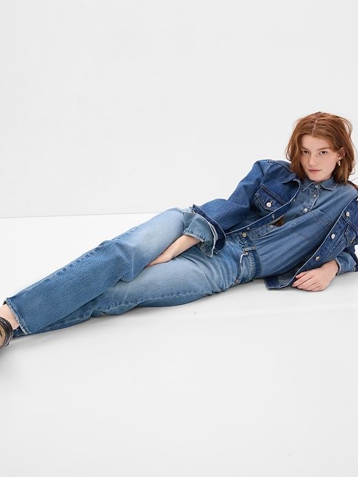 High Rise Cheeky Straight Jeans sold by GAP product image thumbnail 3