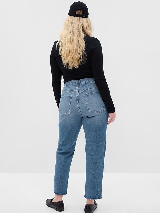 High Rise Cheeky Straight Jeans sold by GAP product image thumbnail 5