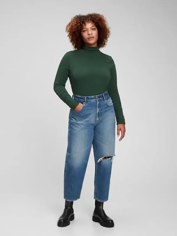 Featherweight Funnel-Neck T-Shirt sold by GAP