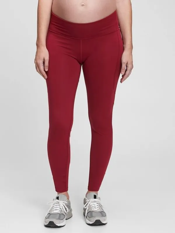 Maternity Recycled Under Belly 7/8 Power Leggings sold by GAP