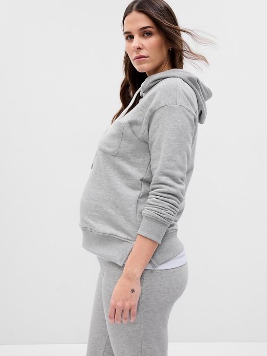 Maternity Supersoft Terry Hoodie sold by GAP product image thumbnail 4