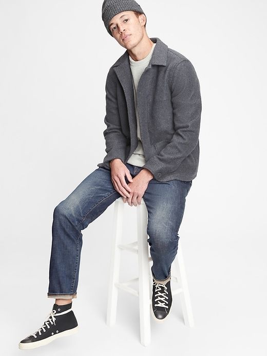 Athletic Taper Jeans in GapFlex sold by GAP