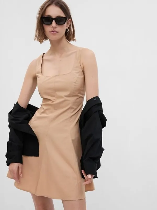 Square Neck Mini Dress sold by GAP