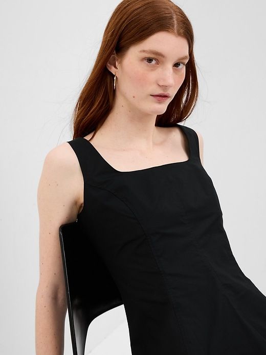 Square Neck Mini Dress sold by GAP product image thumbnail 4