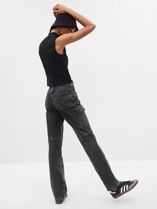 Mid Rise '90s Loose Cargo Jeans sold by GAP product image thumbnail 2