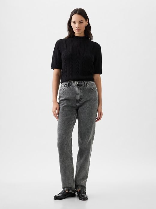 High Rise '90s Straight Jeans sold by GAP product image thumbnail 4