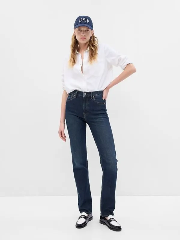 High Rise ’90s Straight Jeans sold by GAP