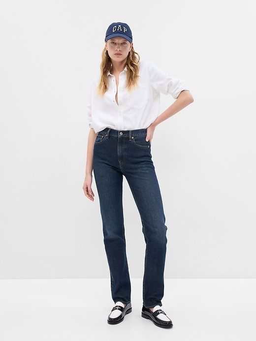 High Rise ’90s Straight Jeans sold by GAP