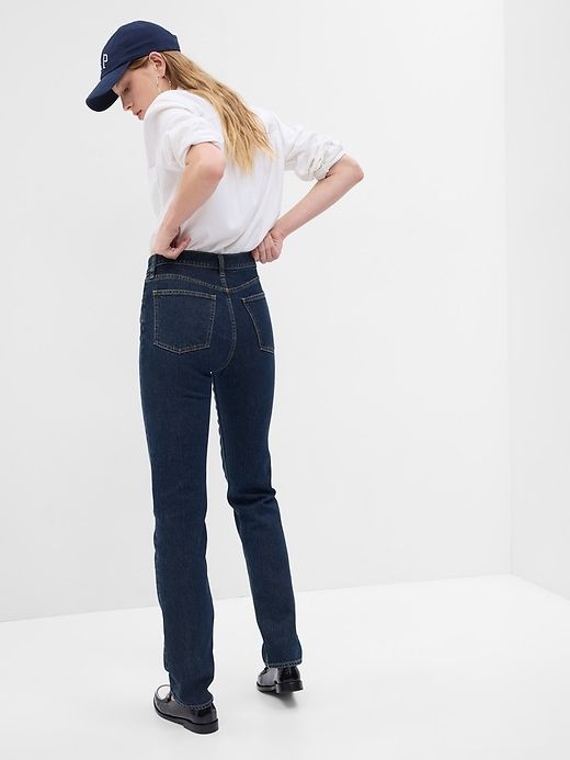 High Rise ’90s Straight Jeans sold by GAP product image thumbnail 2