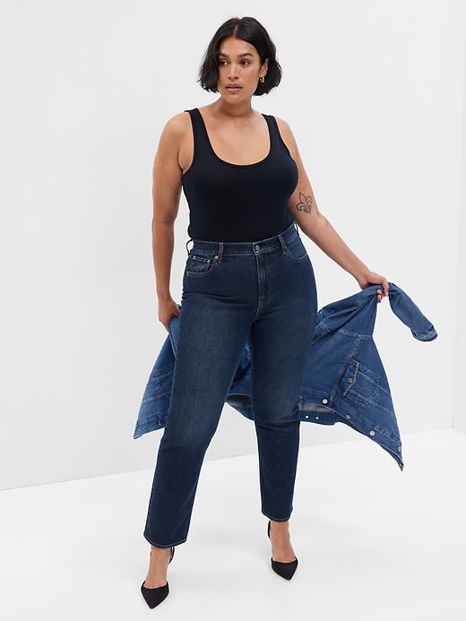 High Rise ’90s Straight Jeans sold by GAP product image thumbnail 4