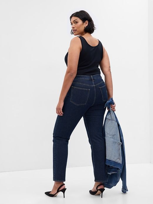 High Rise ’90s Straight Jeans sold by GAP product image thumbnail 5