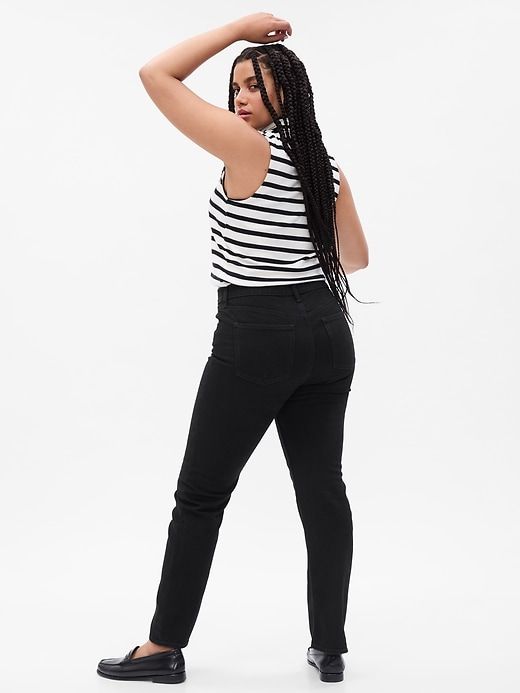 High Rise ’90s Straight Jeans sold by GAP product image thumbnail 5