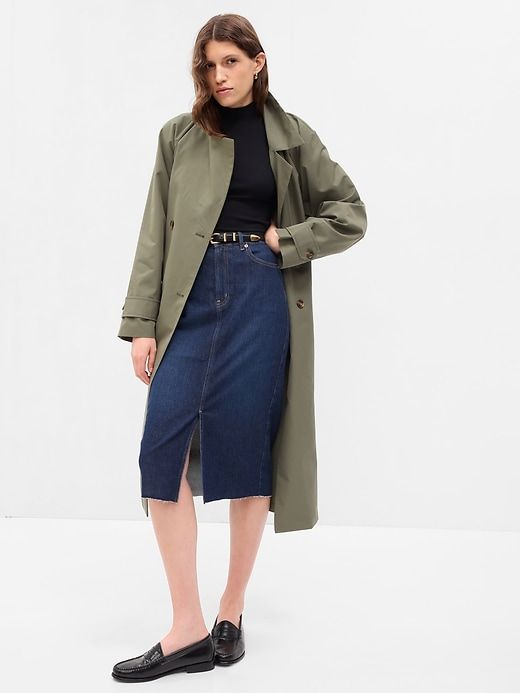 Denim Pencil Midi Skirt sold by GAP product image thumbnail 3
