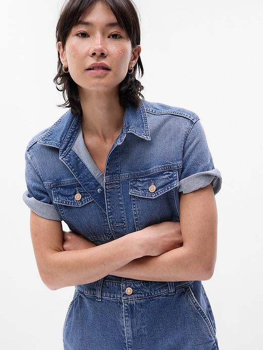 Denim Jumpsuit sold by GAP product image thumbnail 3
