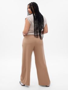 High Rise Pleated Wide-Leg Trousers sold by GAP