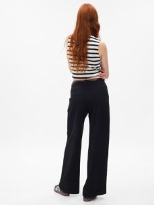 High Rise Pleated Wide-Leg Trousers sold by GAP