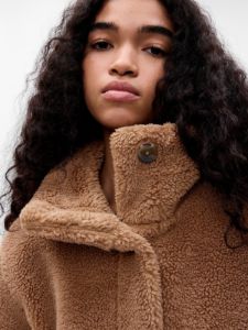Long Sherpa Coat sold by GAP
