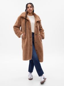 Long Sherpa Coat sold by GAP