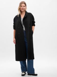 Relaxed Wool Wrap Coat sold by GAP