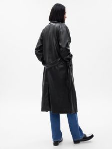 Vegan Leather Trench Coat sold by GAP
