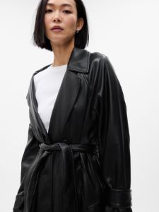 Vegan Leather Trench Coat sold by GAP