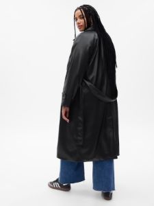 Vegan Leather Trench Coat sold by GAP