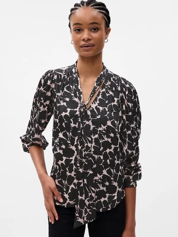 Tie-Neck Shirt sold by GAP