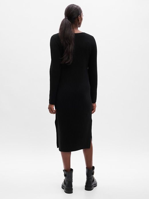 Maternity CashSoft Rib Midi Sweater Dress sold by GAP product image thumbnail 2