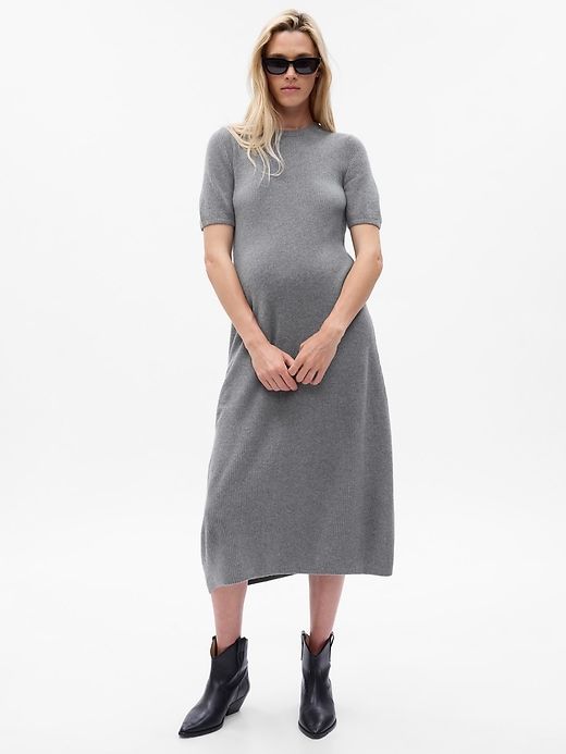 Maternity CashSoft Midi Sweater Dress sold by GAP