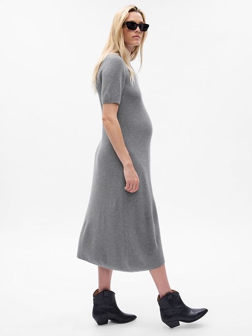 Maternity CashSoft Midi Sweater Dress sold by GAP product image thumbnail 3