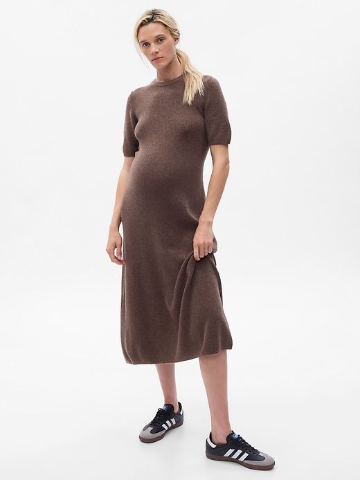 Maternity CashSoft Midi Sweater Dress sold by GAP