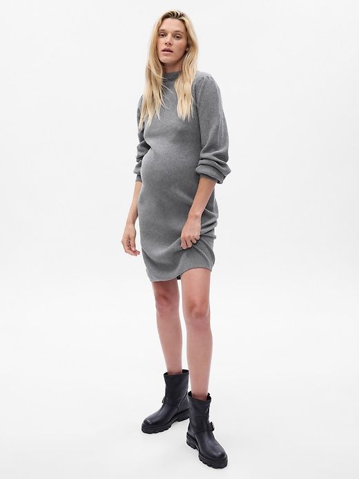 Maternity CashSoft Turtleneck Mini Sweater Dress sold by GAP