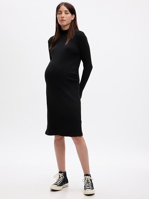 Maternity Rib Midi Sweater Dress sold by GAP