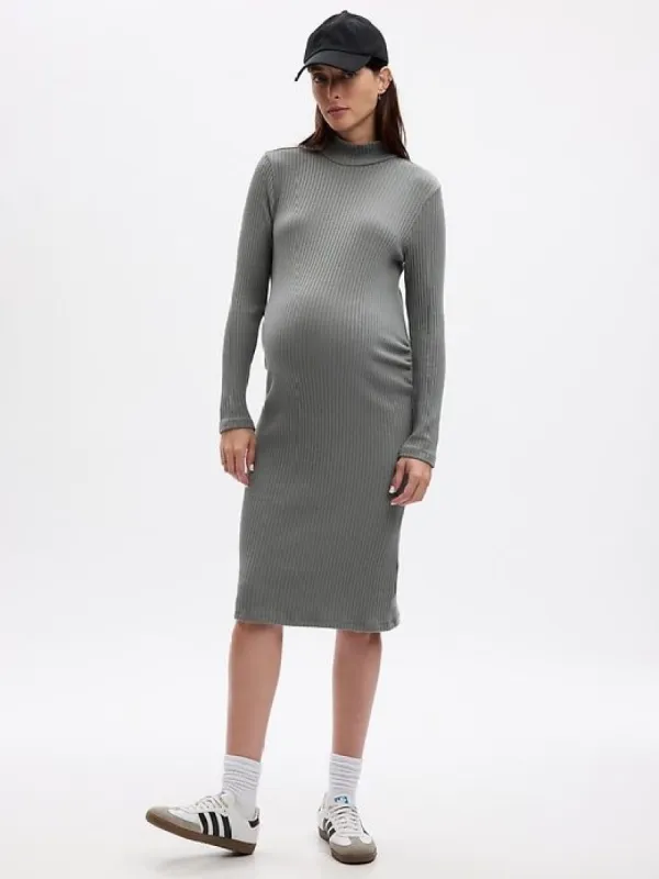 Maternity Rib Midi Sweater Dress sold by GAP