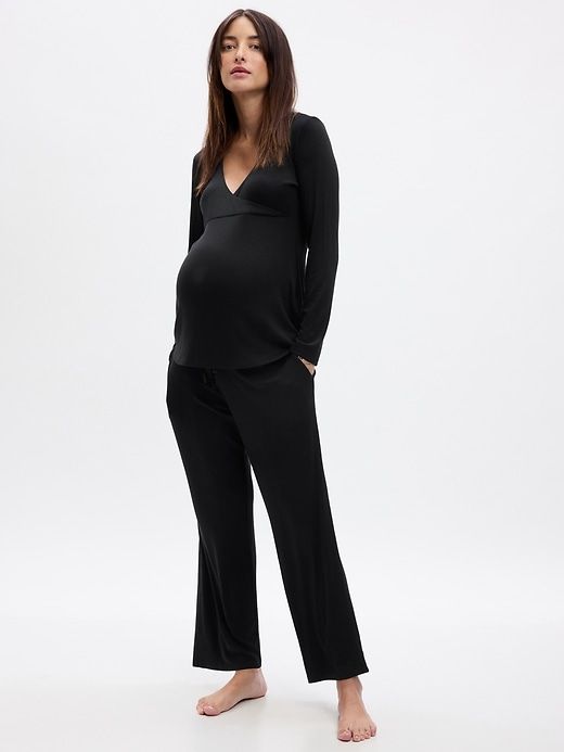Maternity Rib PJ Set sold by GAP