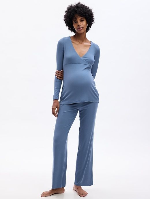Maternity Rib PJ Set sold by GAP