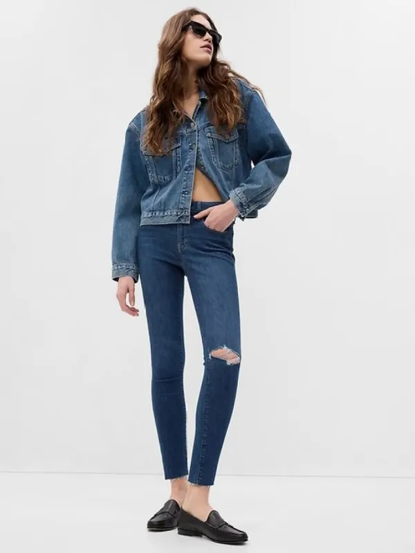 Mid Rise Universal Jeggings sold by GAP