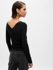 Mini Rib V-Neck T-Shirt sold by GAP