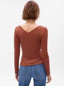 Mini Rib V-Neck T-Shirt sold by GAP