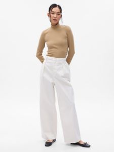 Modern Mockneck Cropped T-Shirt sold by GAP