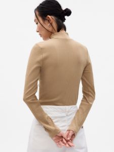 Modern Mockneck Cropped T-Shirt sold by GAP