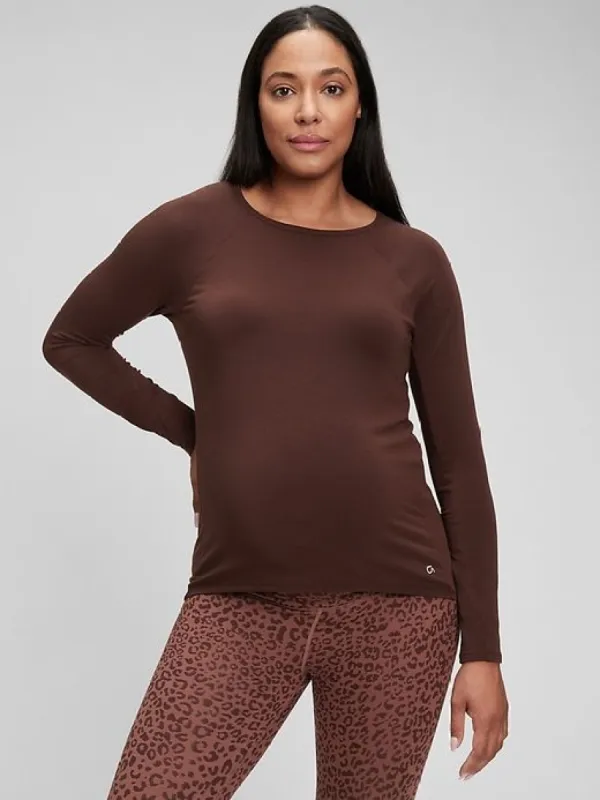 Maternity Breathe Long Sleeve T-Shirt sold by GAP