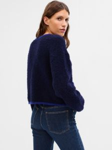 Boucle Cropped Sweater Jacket sold by GAP