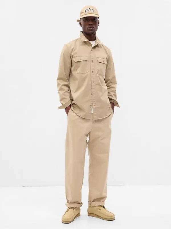 Twill Utility Shirt sold by GAP