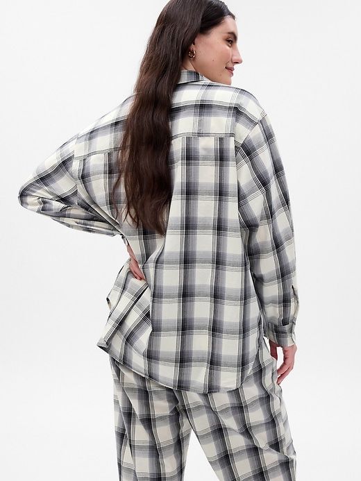 Poplin PJ Shirt sold by GAP product image thumbnail 5