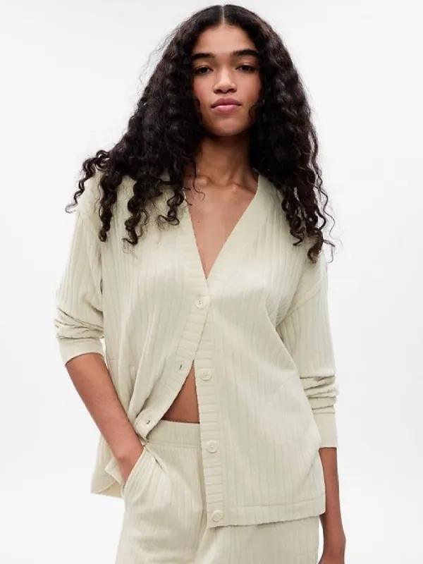 Cozy Rib PJ Cardigan sold by GAP