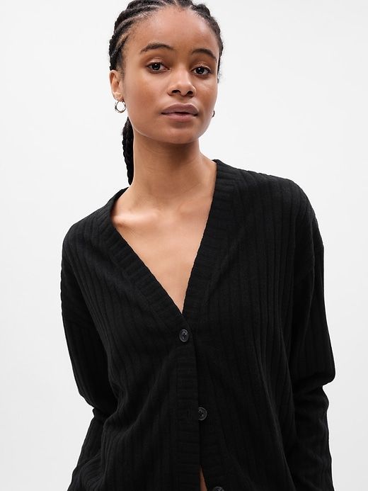 Cozy Rib PJ Cardigan sold by GAP product image thumbnail 3