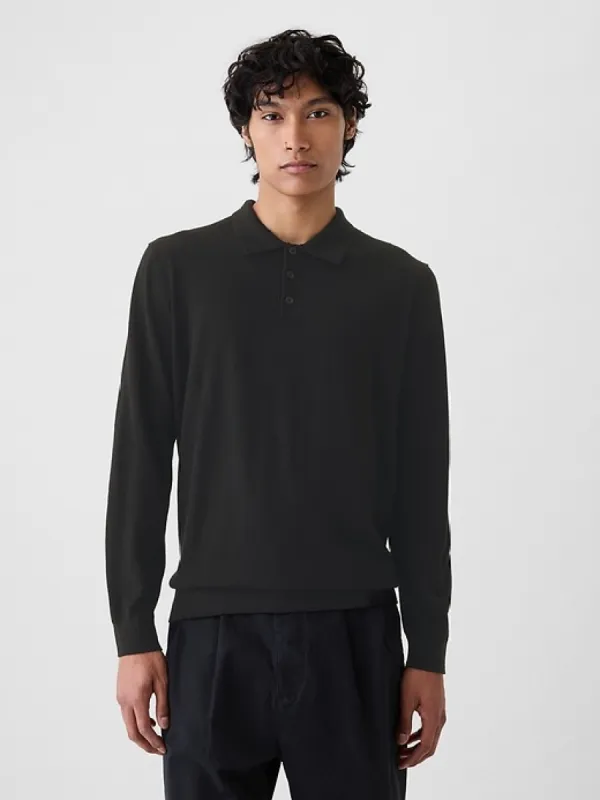 Merino Polo Sweater sold by GAP